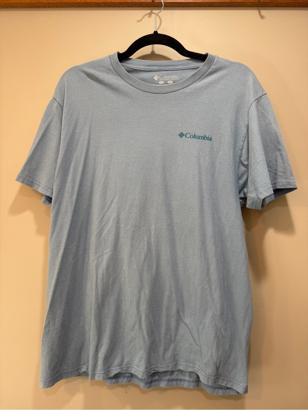 Columbia Light Blue Short-Sleeve Logo Tee